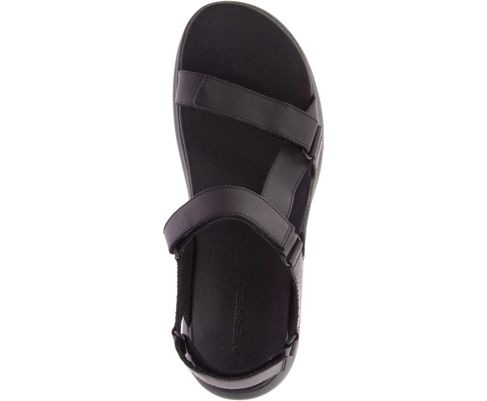 Merrell Sandaler Herre - Tideriser Luna Strap Læder - Sort - RUT107948